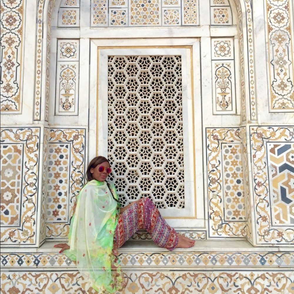 Wrap around sheer scarf